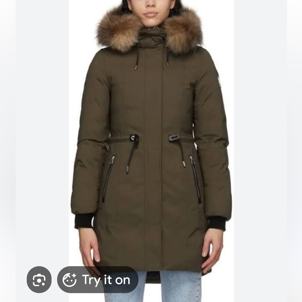Mackage Olive Puffer Jacket with Fur Trim